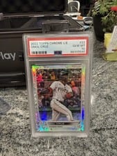 2022 Topps Chrome Logofractor Edition Base Set Oneil Cruz #22 card