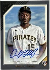 2022 Topps Gallery Rookie Autographs Oneil Cruz #RA-OC card