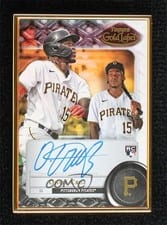 2022 Topps Gold Label Framed Autographs Oneil Cruz #FA-OC card