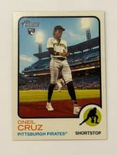 2022 Topps Heritage Oneil Cruz Image Variation #157 card