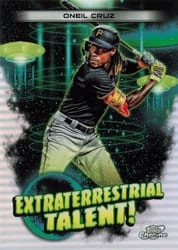 2023 Topps Cosmic Chrome Extraterrestrial Talent Oneil Cruz #ET-23 card