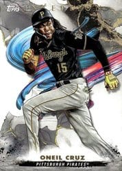 2023 Topps Inception Base Set Oneil Cruz #34 card