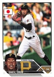 2023 Topps Japan Edition Base Set Oneil Cruz #70 card