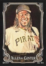 2024 Topps Allen & Ginter X Base Set Oneil Cruz #55 card