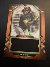 2024 Topps Triple Threads Single Jumbo Relics Oneil Cruz #SJR-OCR card