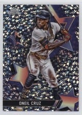 2025 Topps Cosmic Chrome StarFractor Oneil Cruz #SF-55 card