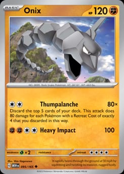 151 Onix #95 card
