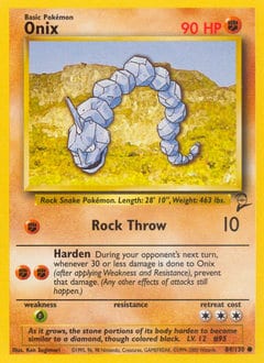Base Set 2 Onix #84 card