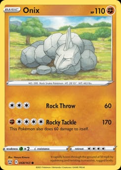 Battle Styles Onix #68 card