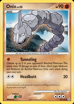 Diamond & Pearl Onix #92 card