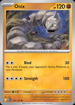 Mega Evolution Onix #70 card