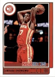2021-22 Hoops Base Set Onyeka Okongwu #198 card