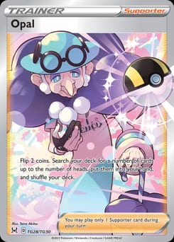 Lost Origin Trainer Gallery Opal #TG28 card