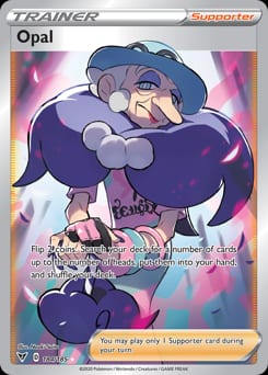 Vivid Voltage Opal #184 card