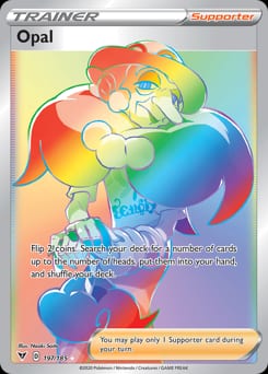 Vivid Voltage Opal #197 card