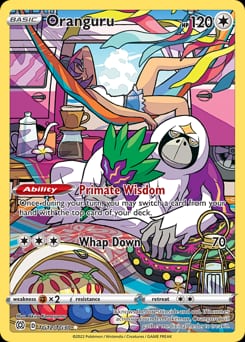 Brilliant Stars Trainer Gallery Oranguru #TG12 card