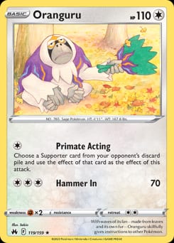 Crown Zenith Oranguru #119 card
