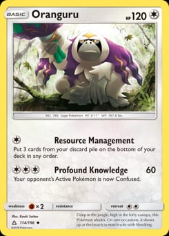 Ultra Prism Oranguru #114 card