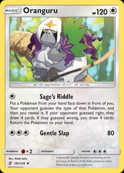 Unified Minds Oranguru #182 card