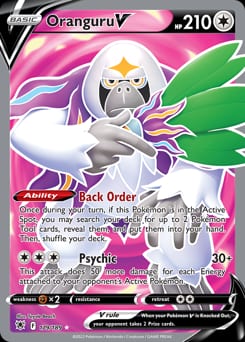 Astral Radiance Oranguru V #179 card