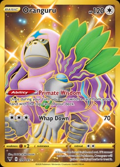 Vivid Voltage Oranguru #199 card