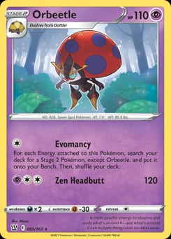 Battle Styles Orbeetle #65 card
