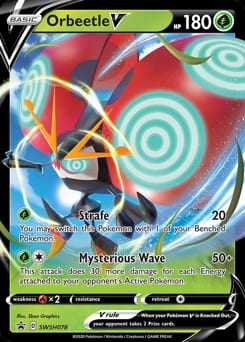 SWSH Black Star Promos Orbeetle V #SWSH078 card