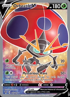 Vivid Voltage Orbeetle V #166 card