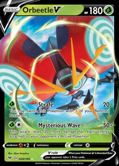 Vivid Voltage Orbeetle V #20 card