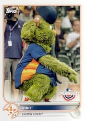 2022 Topps Opening Day Mascots Orbit #M-9 card