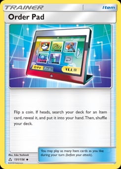 Ultra Prism Order Pad #131 card