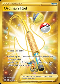 2020 Sword & Shield Ordinary Rod #215 card