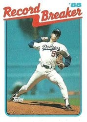 1989 Topps Base Set Orel Hershiser #5 card