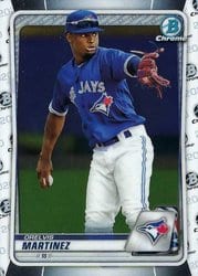 2020 Bowman Chrome Prospects Orelvis Martinez #BCP-245 card