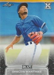2020 Leaf Draft Base Set Orelvis Martinez #23 card