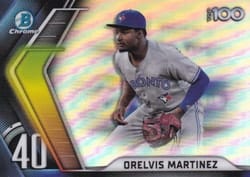 2022 Bowman Scouts' Top 100 Orelvis Martinez #BTP-40 card