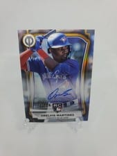 2025 Topps Tribute League Inauguration Autographs Orelvis Martinez #LIA-OM card