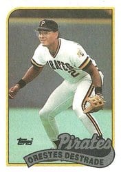 1989 Topps Base Set Orestes Destrade #27 card