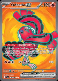 Phantasmal Flames Oricorio ex #110 card