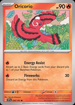Surging Sparks Oricorio #26 card