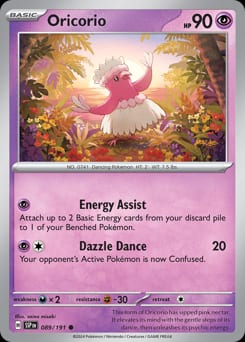 Surging Sparks Oricorio #89 card