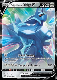 Astral Radiance Origin Forme Dialga V #113 card