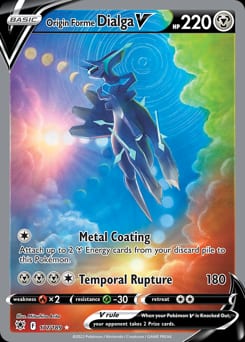 2022 Astral Radiance Origin Forme Dialga V #177