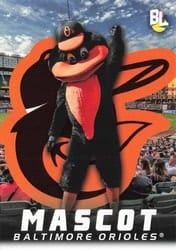 2023 Topps Big League Mascots Oriole Bird #M-3 card