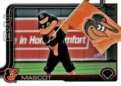 2025 Topps Mascots Oriole Bird #M-3 card