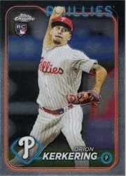 2024 Topps Chrome Base Set Orion Kerkering #180 card