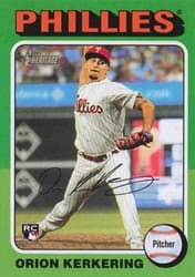 2024 Topps Heritage Base Set Orion Kerkering #669 card