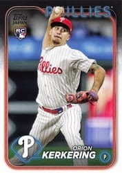 2024 Topps Japan Edition Base Set Orion Kerkering #25 card