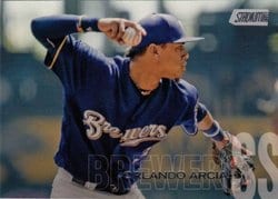 2018 Stadium Club Base Set Orlando Arcia #235 card