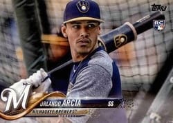 2018 Topps Base Set Orlando Arcia #196 card